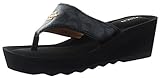 Coach Janice Women's Thong Wedge Leather Sandals Signature