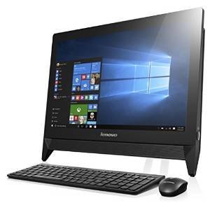 Lenovo C20 All-in-One 19.5-Inch HD (1920 x 1080) Desktop PC, Intel Celeron N3050 Processor, 4GB Memory, 500GB HDD, Intel HD Graphics, DVD, HDMI, Webcam, WIFI, Bluetooth, Windows 10