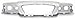 CPP Front Header Headlight Grille Mounting Panel for 1998-2002 Mercury Grand Marquis