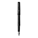 PARKER Premier Fountain Pen, Monochrome Black, Fine Nib with Black Ink Refill