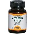 Country Life Vitamin B-12, 1000 mcg, 60 Tablets