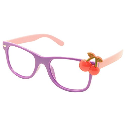 FancyG Cute Kids Red Cherry Glass Frame Kid Size NO LENS