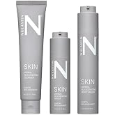 NULASTIN Dermal Rejuvenating Skincare System - Facial Cleanser, Moisturizer and Peptide Face Serum Trio to Support the Look of Firmness and Elasticity