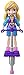 Polly Pocket Active Pose Doll Set 6, Multicolor
