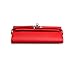 Anifeel Women's Padlock Genuine Leather Wallets Purse Billfold (Red)