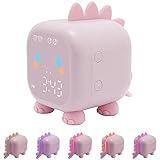 anmones Kids Alarm Clock, Toddler Dinosaur Sleep