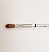 Petal Kolinsky Silver Handle Acrylic Nail Brush Manicure Powder SIZE #10 (CRIMPED)