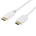DisplayPort to HDMI Cable, CableCreation 6ft DP 1.2 to HDMI Male to Male Adapter, 4K x 2K & 3D Audio/Video Converter, 1.8M /White primary