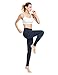 BALEAF Women's Ankle Legging Athletic Yoga Hiking Workout Running Pants Inner Pocket Non See-Through Dark Blue Size L