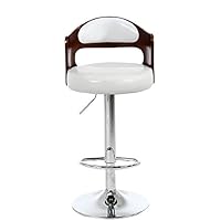 Qiupei Bar Stools Mordern Pu Leather Pub Chair Kithchen Island Breakfast Stools with Large Seats 360 Degree Swivel Adjustable Bar Stool Pub Kitchen Counter Height (Color : C3, Size : Height 60-80cm)
