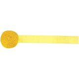 Amscan 18202-09 Streamer Crepe S/C:Yellow Ss