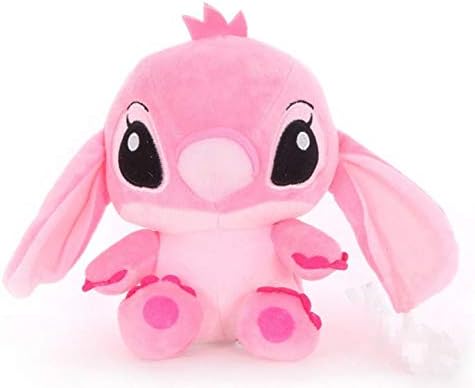 Intervic Peluche Muneco De Felpa Baby Lilo Stitch Angel Rosa 20