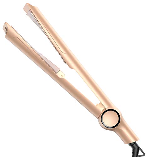Hair Straightener GPED Hair Curler Hair Curling Wands 2 in 1 Hair Straightening Iron and Hair Curling Iron