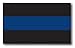 Magnet Me Up Thin Blue Line and Thin Blue Line American Flag Magnet Decal, 3x5 Inches, 2 Pack, Weatherproof UV Printed Vinyl, Heavy Duty Automotive Magnet for Car, Truck, SUV, Crafted in USA