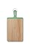 Suzie Q Small Cutting Board, Wood, Mint Green, Retro