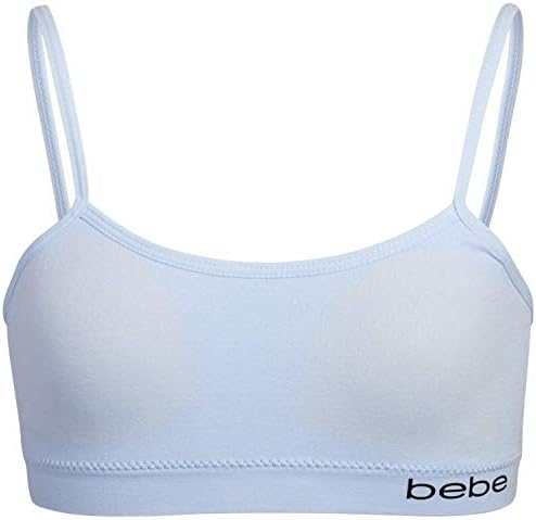 Amazon Com Bebe Girl S Seamless Training Sports Bra With Removable Pads 4 Pack Clothing