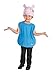 Boy's George Pig Costume 3T/4T Pink/Blue