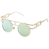 Sunny&Love Women Vintage Sunglasses Metal Frame Eyewear