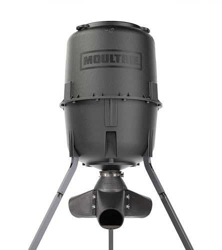 Moultrie Gravity Deer Feeder - Tripod Game Feeder - Easy Conversion Adapter...