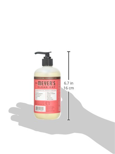 Mrs. Meyers Clean Day Hand Soap, Rhubarb, 12.5 fl oz, 3 ct