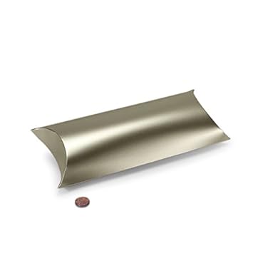 Amazon Com Silver Pillow Boxes 5 X 2 X 8 7 8 Quantity 25