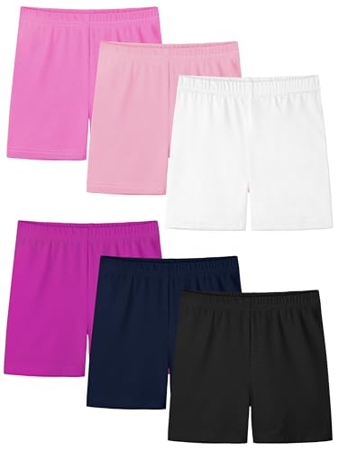 Resinta 6 Pack Girls Bike Shorts Toddler Under Dress Dance Cartwheel Shorts at Amazon