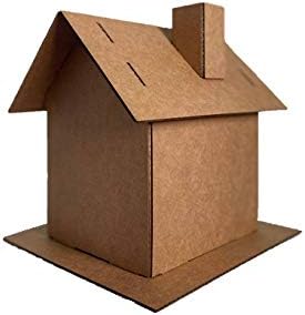 large cardboard gingerbread house kit