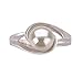Clare White 6-7mm AAA Quality Freshwater 925 Sterling Silver Cultured Pearl Ring For Women - Size-8