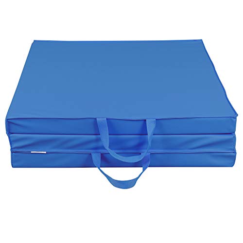 image for ZENY 6' x 2' Exercise Tri-Fold Gym Mat,Aerobics Yoga Workout Tumbling 