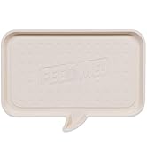 IRIS USA Small "FEED ME" Feeding Mat, Ivory PFT-450 (586622)