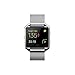 Fitbit Blaze Accessory Band, Leather, Mist Grey, Large