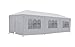 FDW PT-1030-8-White 10'x30' White Outdoor Gazebo Canopy Wedding Party Tent 8 Removabl primary