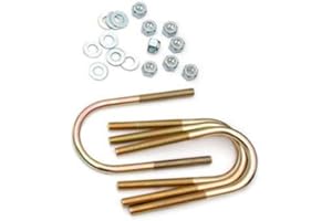 Rough Country 1/2" Round Suspension U-Bolts - 1/2" x 2.75" W x 6.25" L, Set of 4