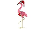 Holiday Time Light-Up Fluffy Flamingo (Pink Fluffy Flamingo) - 2018