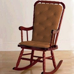 Heavenly Soft Adult Rocking Chair Cushion- Color: Brown