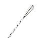 Purefold 15.7 Inches (40 CM) Stainless Steel Bar Spoon, Bartender Cocktail Shaker Cocktail Mixing Spoon,Spiral Pattern