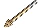 Driak Cross Head Tungsten Carbide Wall Ceramic Tile Marble Glass Drill Bit Set Glass Cutter Hole Saw Tool,5mm,6mm,8,10mm,12mm