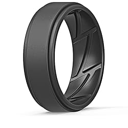 ThunderFit Silicone Wedding Ring for Men - 1 Ring