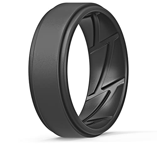 ThunderFit Silicone Wedding Ring for Men - 1 Ring