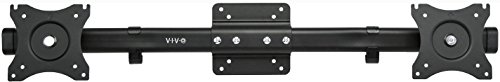 VIVO Dual VESA Bracket Adaptor Horizontal Assembly Mount for 2 Monitor Screens up to 27" (MOUNT-VW02A)