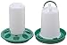 RentACoop Chick Feeder Waterer Kit (1.5 L Waterer 1L Feeder Kit)