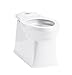 KOHLER K-4144-0 Corbelle Comfort Height Elongated Toilet Bowl with Skirted Trapway, Chair Height Toilet Bowl with Revolution 360 Flushing, White