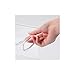 mDesign Plastic Office Supply Organizer - Storage Holder Bin with Handles for Desk Drawer, Cabinet - Pencil, Pen, Envelope and Supplies Container Basket - Ligne Collection - 4 Pack - Clear