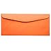 Note Card Cafe Colored Letter Envelopes #10 | Orange | 100 Pack | 9.5 x 4.125 in | Standard Gummed Seal | for Business, Letters, Greeting Cards, Thank You Notes, Mailing Invitations, Documents
