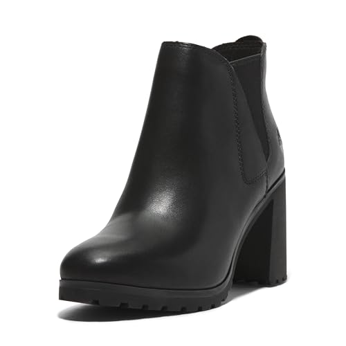 Timberland Women's Allington Mid Chelsea Boot, Black Full Grain… at Amazon