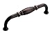 Amerock | Cabinet Pull | Oil Rubbed Bronze | 5-1/16 inch (128 mm) Center to Center | Granby | 1 Pack | Drawer Pull | Drawer Handle | Cabinet Hardware