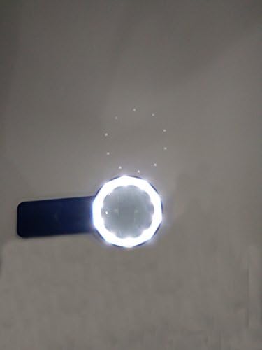 LANRUN Portable handheld 3X with 10LED LED Magnifier for Reading,coins,stamps,Jewelry Appraisal, Outdoor,Counterfeit Detection lighted magnifier