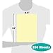 Springhill 8.5” x 11” Canary Yellow Colored Cardstock Paper, 67lb Vellum Bristol, 147gsm, 250 Sheets (1 Ream) – Premium Lightweight Cardstock, Vellum Printer Paper with Textured Finish – 036000R
