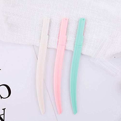 HuiYouHui 3 PCS Eyebrow Razor Face & Eyebrows Hair Folding Shaper Razor Knife Shaver Trimmer Shaving Grooming Remover Kit Facial Razor for Men and Women