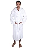 TowelSelections Men's Turkish Cotton Bathrobe Hooded Terry Robe Made in Turkey